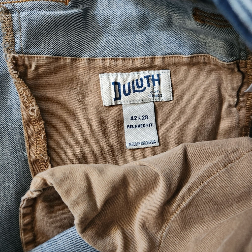 Duluth Mens 42x28 Ballroom Double Flex Carpenter Jeans - Picture 6 of 12